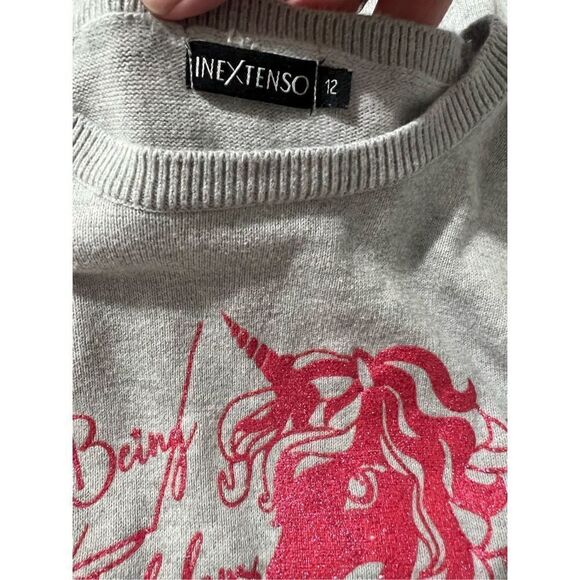 Girl’s Unicorn Sweater - Picture 4 of 7